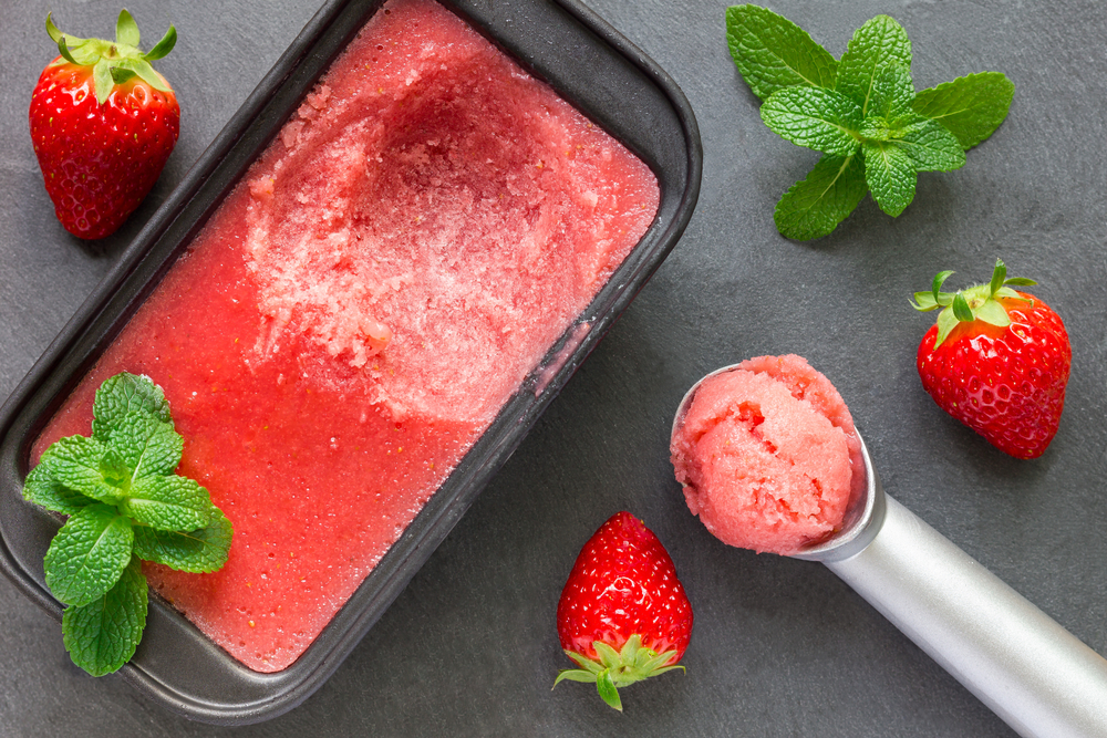 sorbet truskawkowy