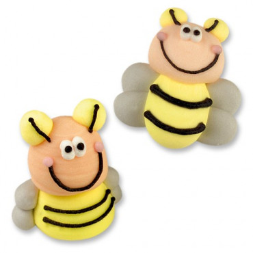 Pszczółka cukrowa pszczółki 3D+płaska 2 sztuki
