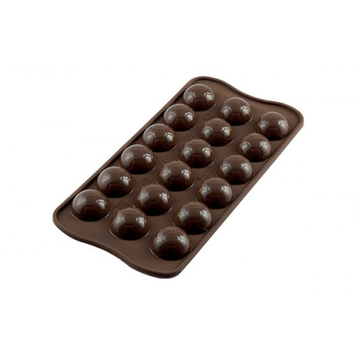 Forma silikonowa do czekoladek pralinek piłki SCG34