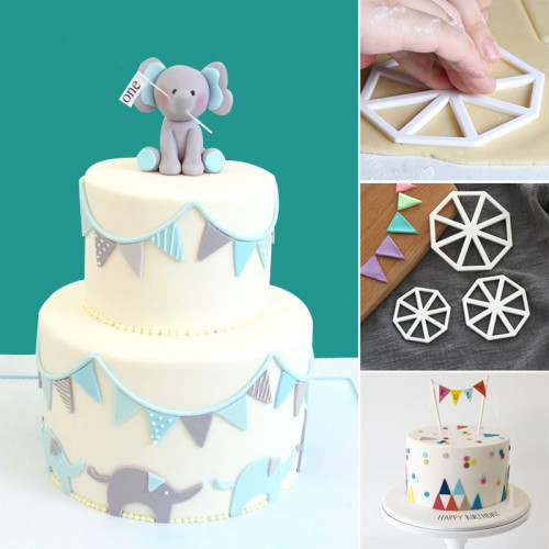 Foremki Do Masy Cukrowej Lukru Chorągiewki 3d Flagi Sweet Baking 6458
