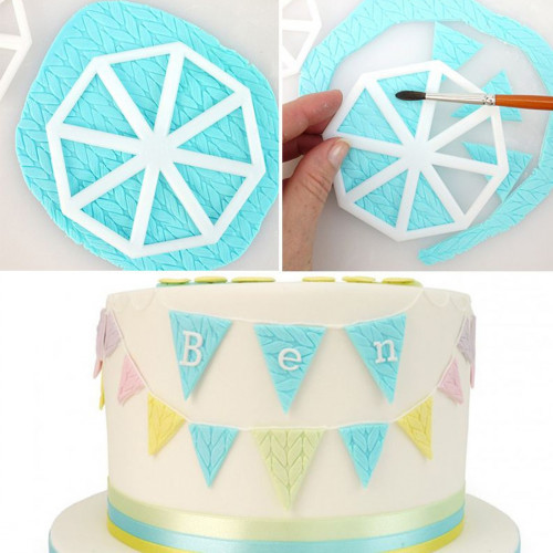 Foremki Do Masy Cukrowej Lukru Chorągiewki 3d Flagi Sweet Baking 6458