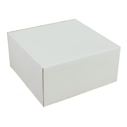 Pudełko na tort białe 22cmx22cm wys.11cm