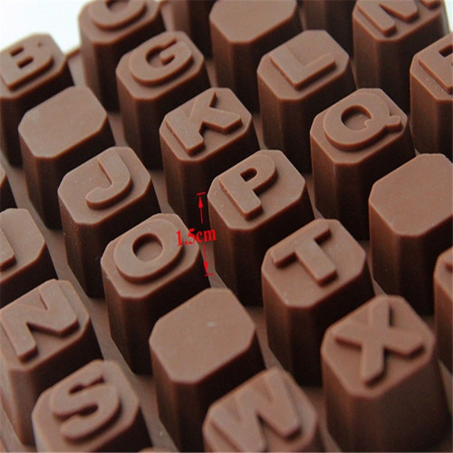Forma silikonowa do czekolady alfabet kostki literki cyferki znaki