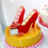 Forma czekoladowy pantofelek 3d szpilki szpilka but sweet baking