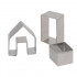 Wykrawacze foremki metalowe chatka domek 3d na kubek 1212