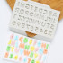 Forma silikonowa mini alfabet cyfry 2036