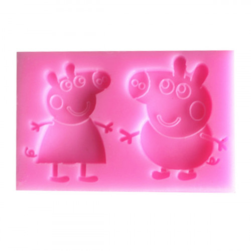 Forma silikonowa do masy cukrowej świnka peppa 6859