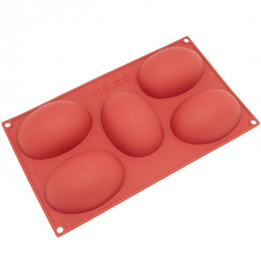 Forma silikonowa do pieczenia ciastek owale jajka pisanki 5gn