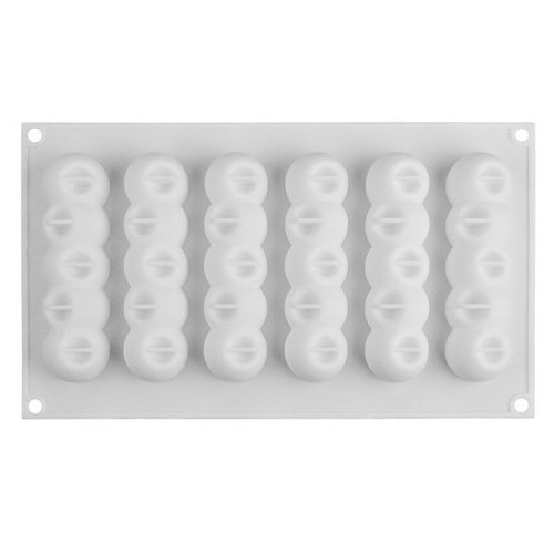Forma silikonowa 3d do pieczenia ciastek band 6 gniazd 7283
