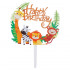 Topper na tort Happy Birthday Safari 7310