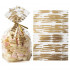 Torebki Na Słodycze Ciastka Pierniczki Złoty Ornament 10szt Sweet Baking