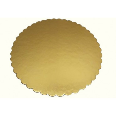 Podkład pod tort okrągły ząbkowany śr. 18 cm gruby