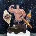 Toppery na tort Macho Happy Birthday 5szt 7848