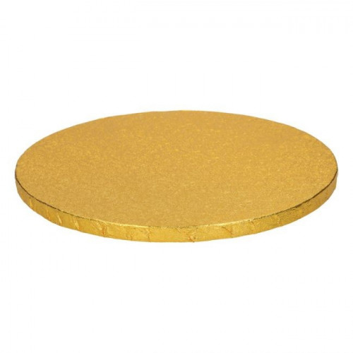 Fun Cakes Podkład okrągły pod tort Złoty gruby 25cm h: 1,2cm F80855