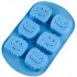 Forma silikonowa do pieczenia ciastek DYNIE 6gn SB