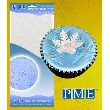 PME Strukturalna Mata Plastikowa Wzór Śnieżynki Frozen