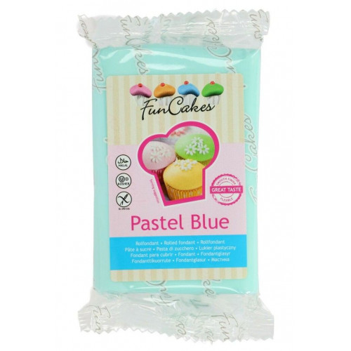Fun Cakes Masa cukrowa lukier plastyczny PASTEL BLUE BŁĘKITNY 250g F20220