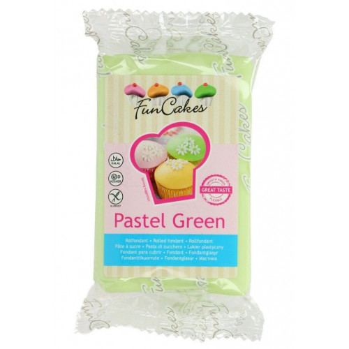 Fun Cakes Masa cukrowa lukier plastyczny PASTEL GREEN 250g