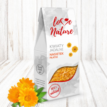 Kwiaty jadalne suszone Love Nature NAGIETEK 20g