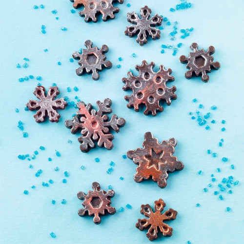 Silikomart Forma silikonowa do czekoladek ŚNIEŻYNKI FROZEN  SCG040