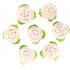 Kwiaty Cukrowe Na Tort Urodzinowy Białe Róże EX0962