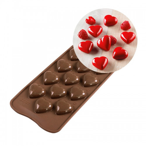 Silikomart Forma silikonowa do czekoladek pralinek 3D MY LOVE 872