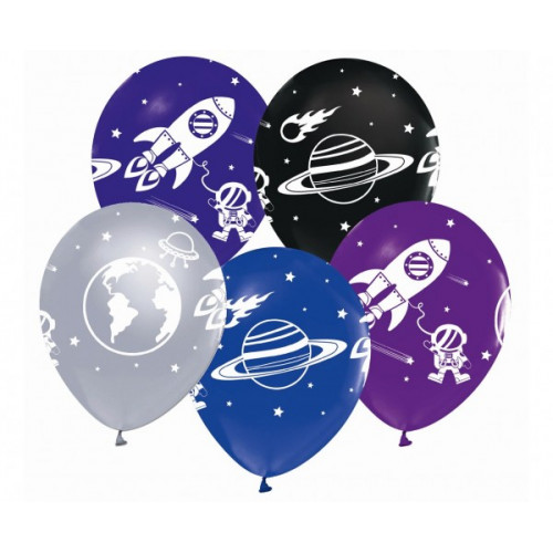 Balony urodzinowe "KOSMOS" 5szt GZ-KOS5 