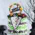 Topper na tort akrylowy Happy Halloween Fall 9176