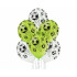Balony urodzinowe "PIŁKA NOŻNA" 6szt BRN 5000258