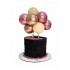 Balonowa girlanda Pink Różowy mix topper Sweet Baking 9511