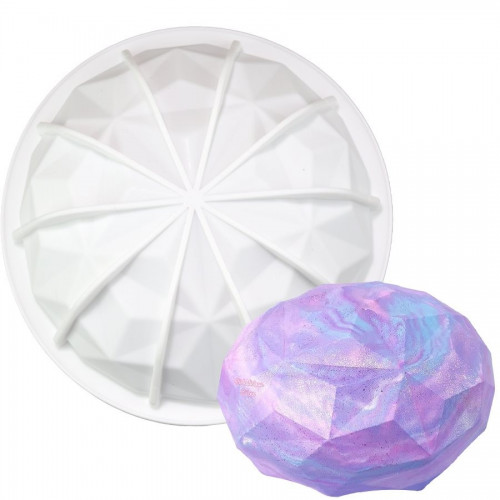 Forma silikonowa do pieczenia ciasta Diament 3D 9536