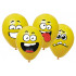 Balony urodzinowe Buźki - zrób to sam (4 wzory) 6szt