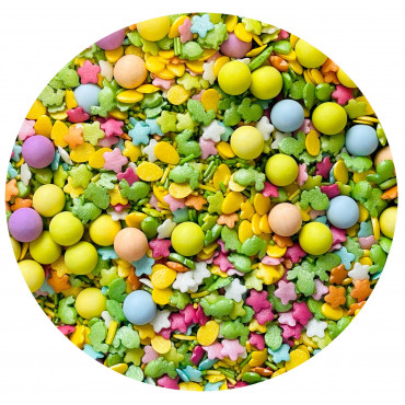 Posypka cukrowa miękka do dekoracji wypieków Pastel Rabbit Wielkanoc 30g