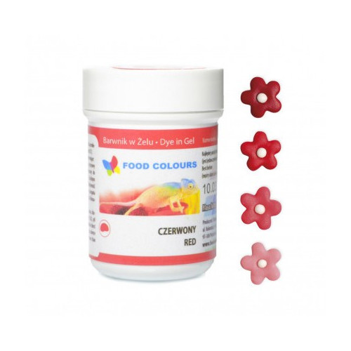 Food Colours Barwnik W Żelu Karminowa Czerwień 35g WSG-032