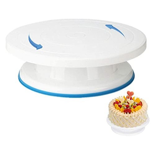 Patera obrotowa talerz do dekorowania tortów stojak 28cm gumowana podstawa DE04857