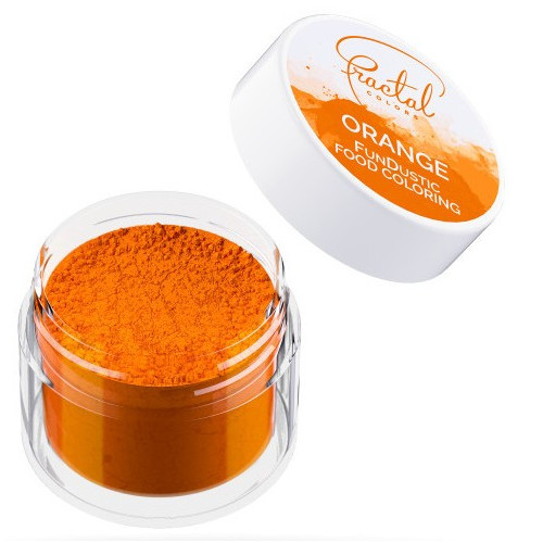 Fractal Barwnik pudrowy matowy do malowania pyłkowania pomarańczowy Orange 10ml bezglutenowy