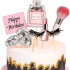 Toppery brokatowe na tort Ladies Kosmetyki Perfumy Diamenty 10125