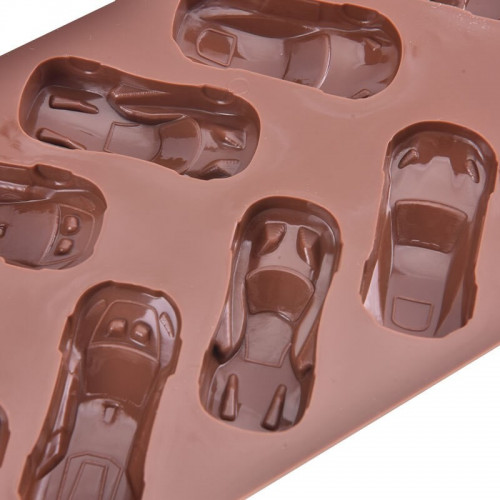 Forma silikonowa do czekoladek pralinek Auta Sportowe 3D 10181