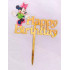 Topper akrylowy na tort urodzinowy Happy Birthday Minnie 10227