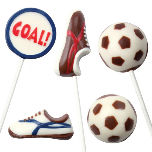 PME Foremka do czekoladowych lizaków dekoracji Piłka Nożna CM402