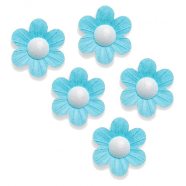 Kwiatki waflowe Niezapominajki Niebieskie 5szt