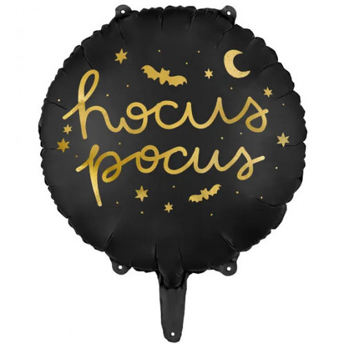 Balon foliowy Hocus Pocus Halloween okrągły 45cm FB149