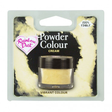 Barwnik Pudrowy Mat Rainbow Dust Kremowy Cream zawiera E-171