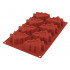 Silikomart forma silikonowa do pieczenia ciastek Choinka 2D Pino 36.108.00.0060