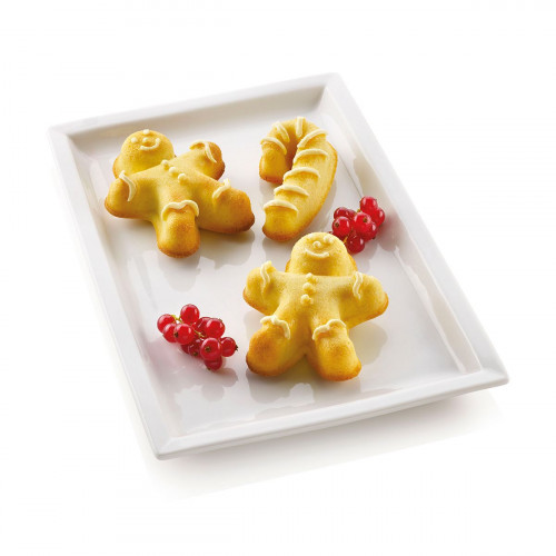 Silikomart forma silikonowa do pieczenia ciastek Pierniczek Cukierek SF106