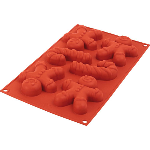 Silikomart forma silikonowa do pieczenia ciastek Pierniczek Cukierek SF106