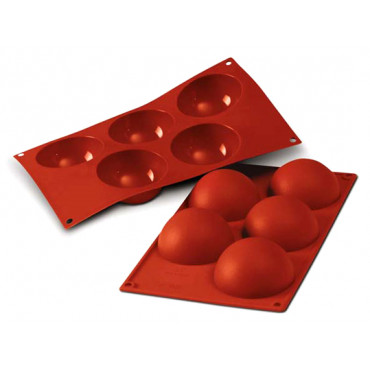 Silikomart forma silikonowa do pieczenia ciastek Półkula XL 80mm 30.002.00.0060
