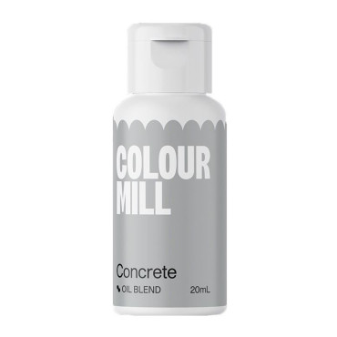 Colour Mill Barwnik olejowy do mas tłustych Concrete Szary 20ml CMO20CON