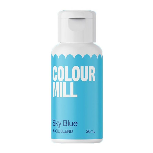 Colour Mill Barwnik olejowy do mas tłustych Sky Blue Błękitny 20ml CMO20SKY