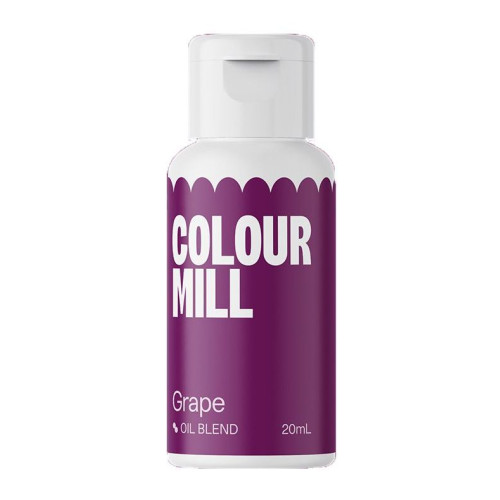 Colour Mill Barwnik olejowy do mas tłustych Grape Fioletowy 20ml CMO20GRA
